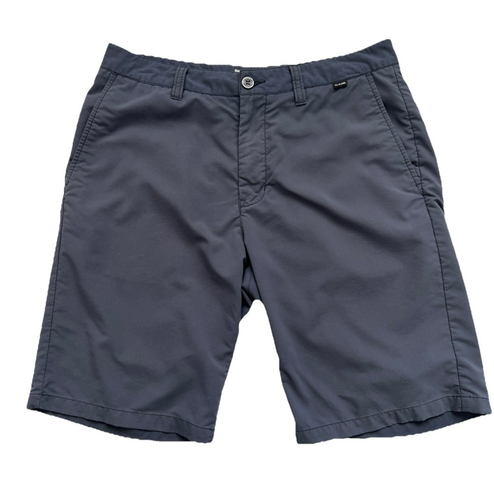 Travis Mathew Chino Shorts Mens 32 Blue Pockets Performance Golf Casual Preppy